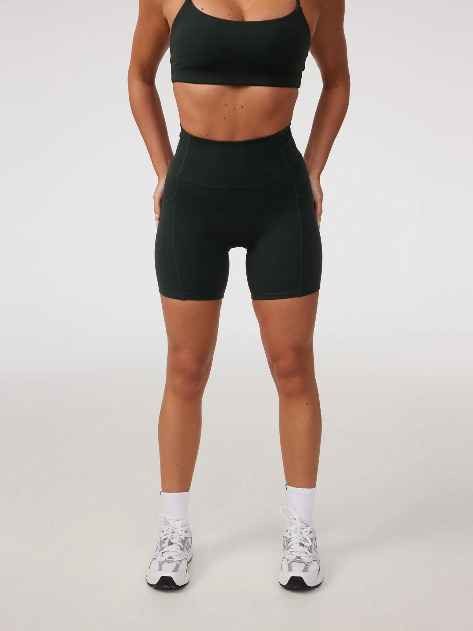 Pocket Shorts (Biker 6") in Lucky Functional Clothing Outdoor Layer