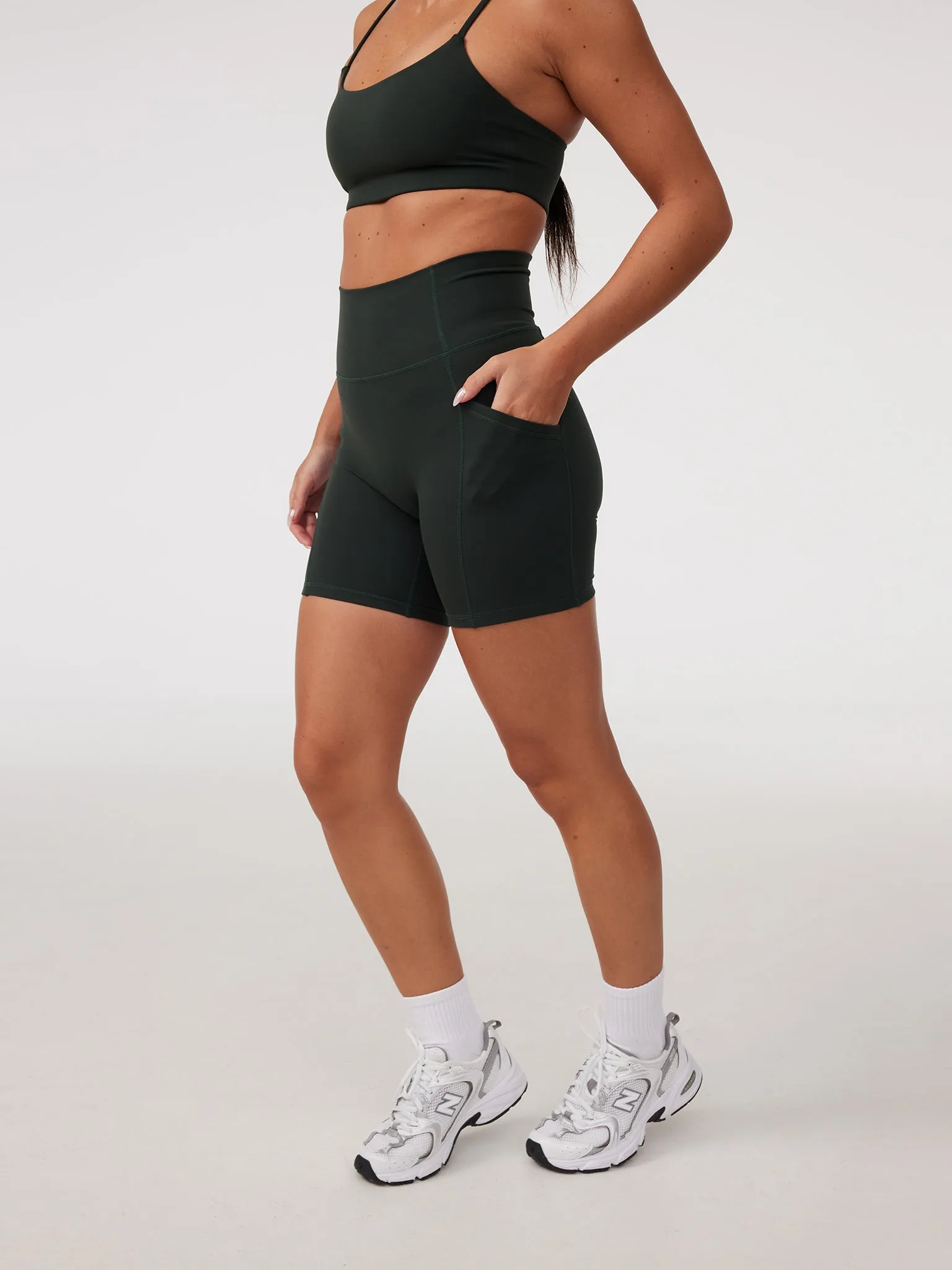 Pocket Shorts (Biker 6") in Lucky summer breeze Shock Dispersing Architecture