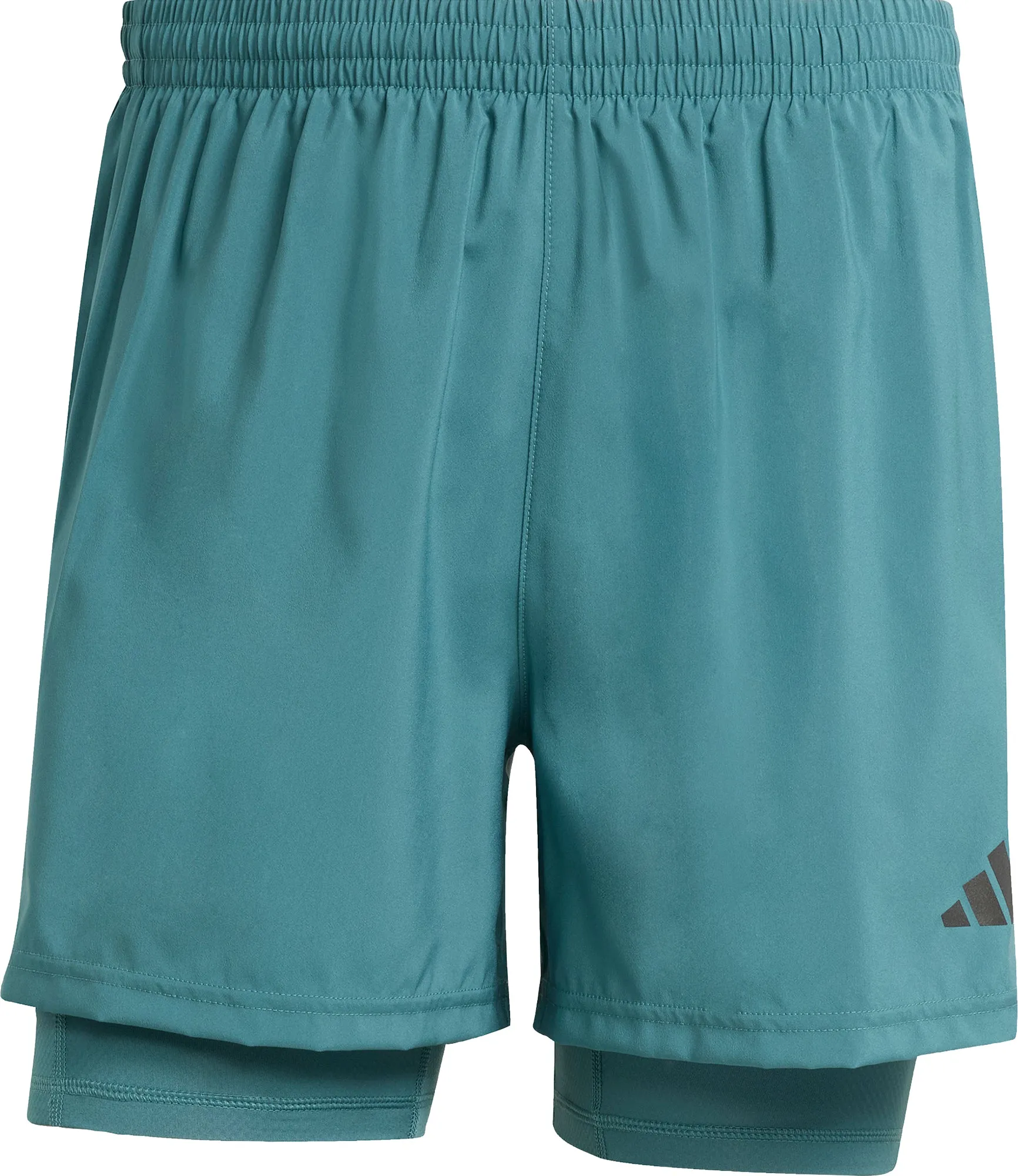Warm Day On Trend adidas Own The Run ClimaCool 2 In 1 Mens Running Shorts - Green