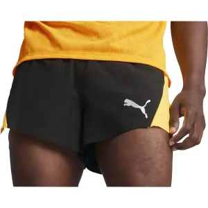 Puma Run Ultraweave Velocity 3 Inch Mens Running Shorts - Black Anti Pilling Fabric