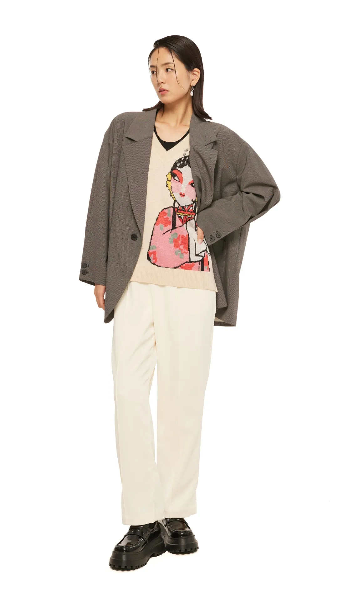 ThermalRegulatingFabric Loose Thread 2 In 1 Straight Pants