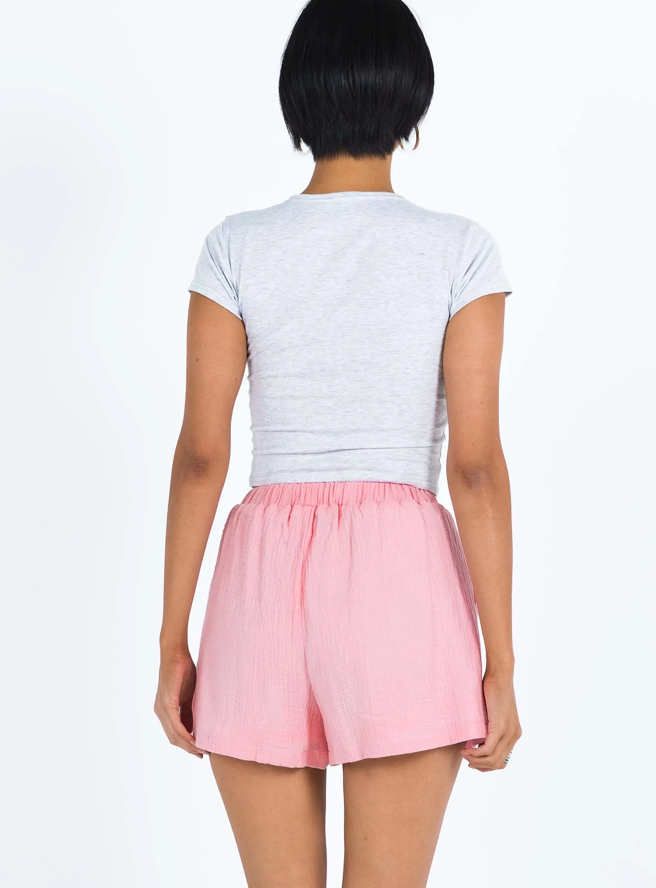 Mateo Shorts Pink WrinkleResistant