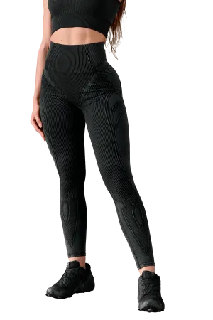 Work Commute Extra Soft Feel Good LEGGINGS SEAMLESS - Black Vintage