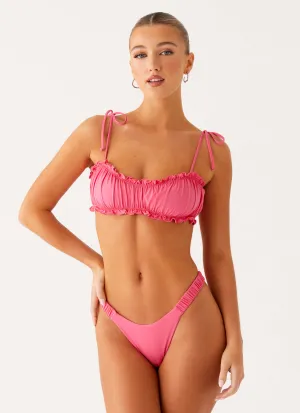 mesh ventilation El Nido Bikini Bottoms - Pink