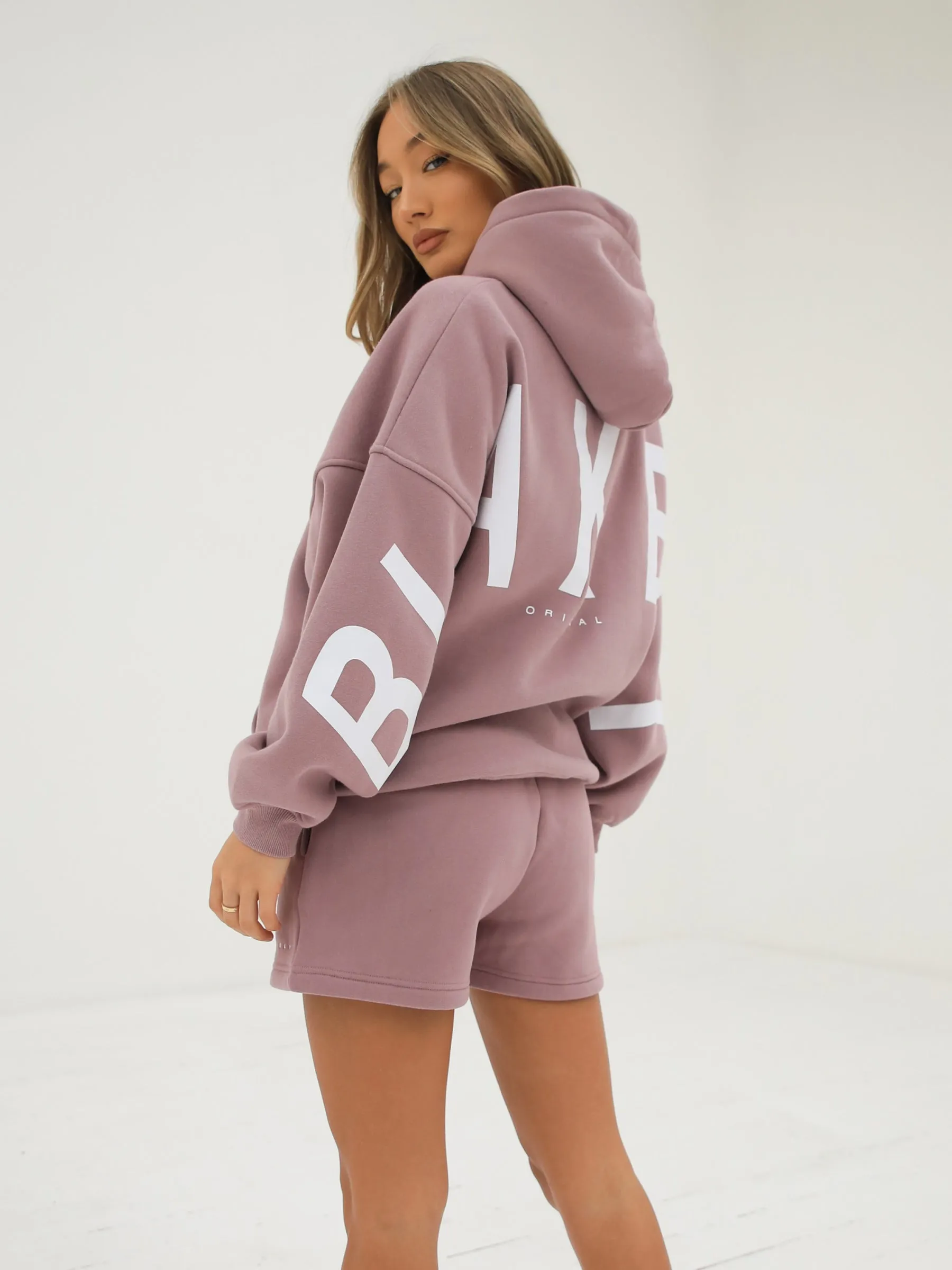 Fit Design Isabel Jogger Shorts - Dusty Pink