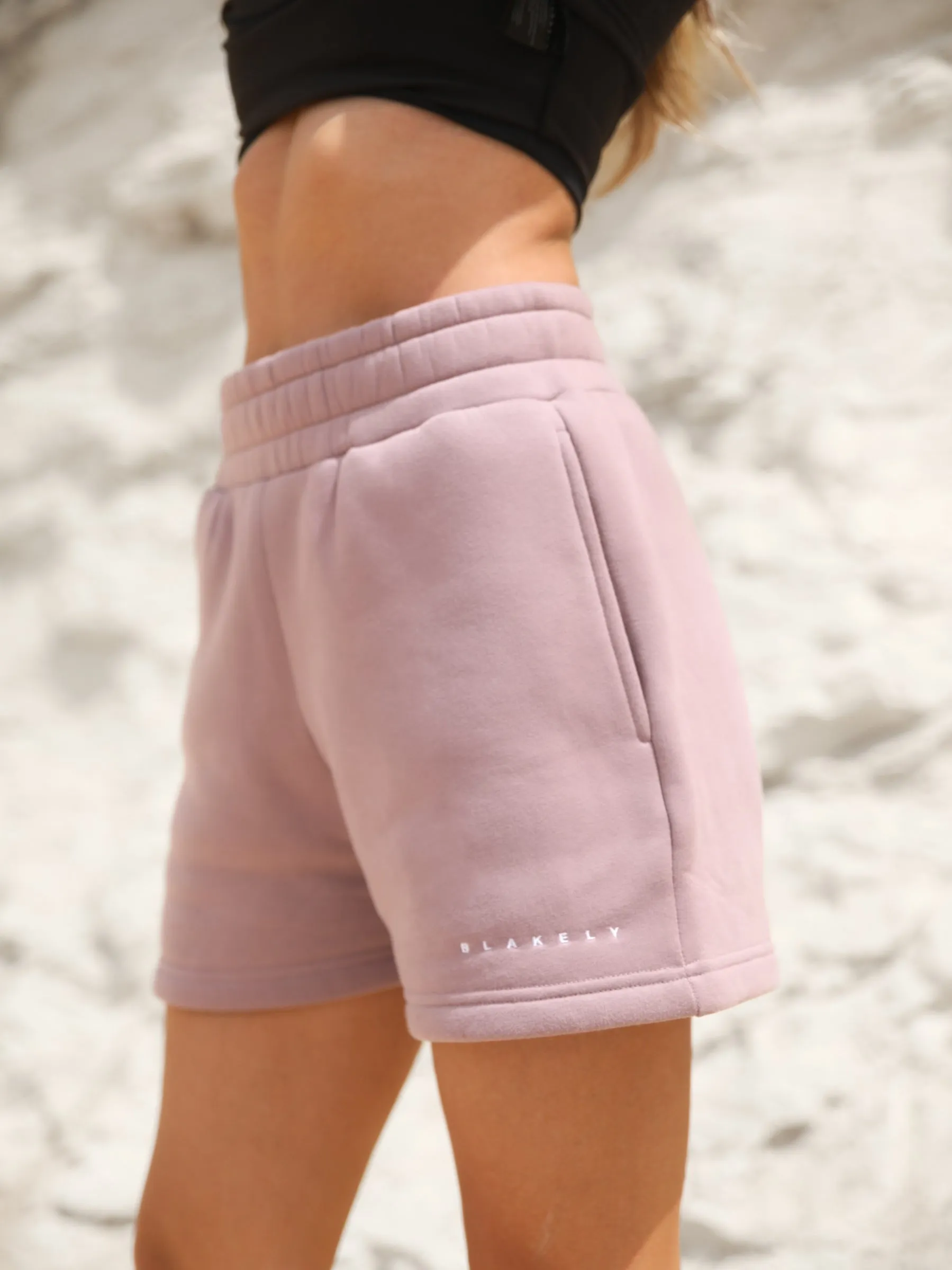 Isabel Jogger Shorts - Dusty Pink music event look Office Wear