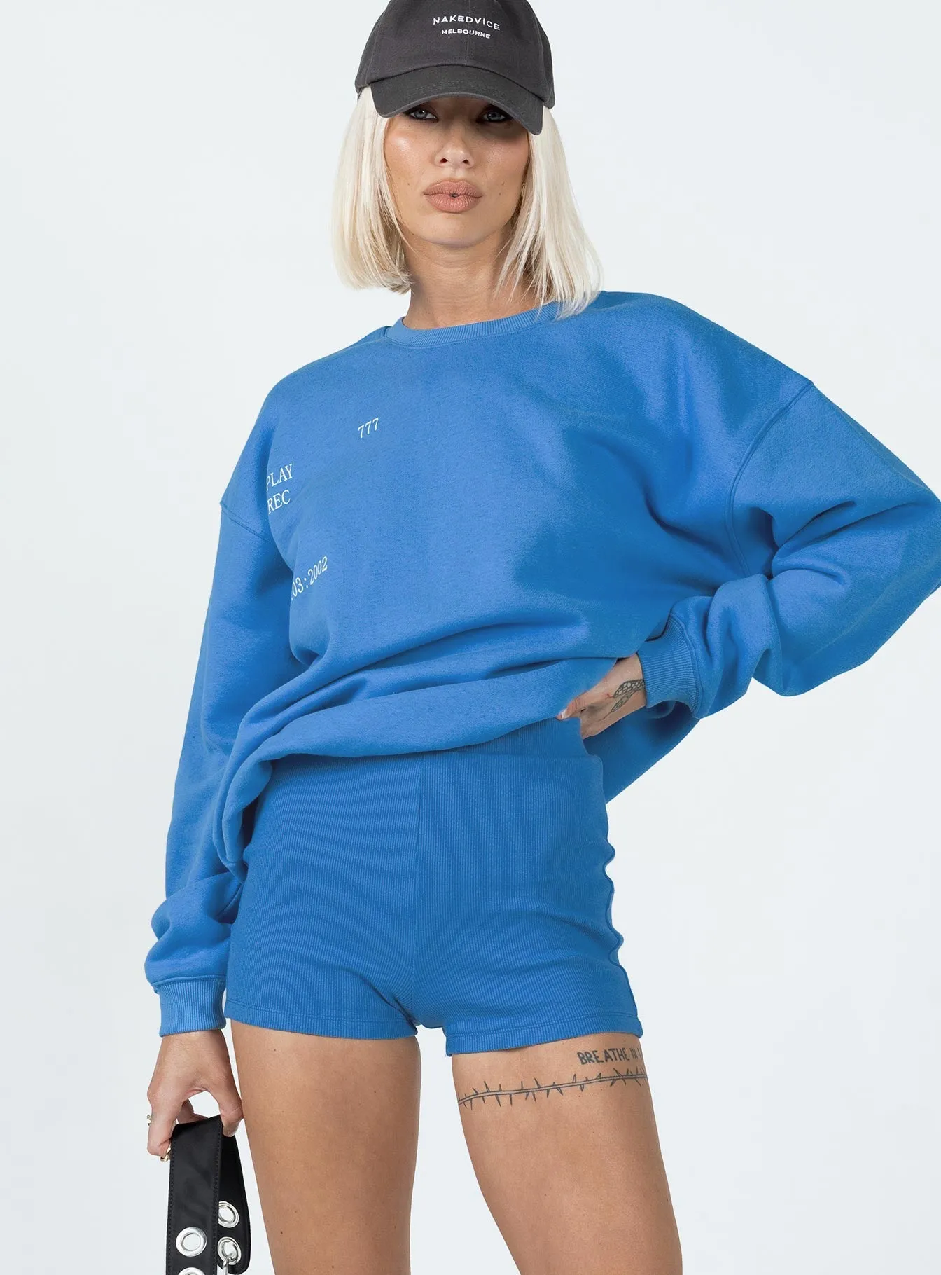 Bailey Bike Short Blue Snug fit