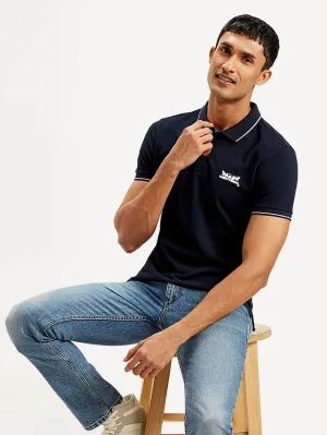 golf club Men's Solid Slim Fit Polo T-shirt