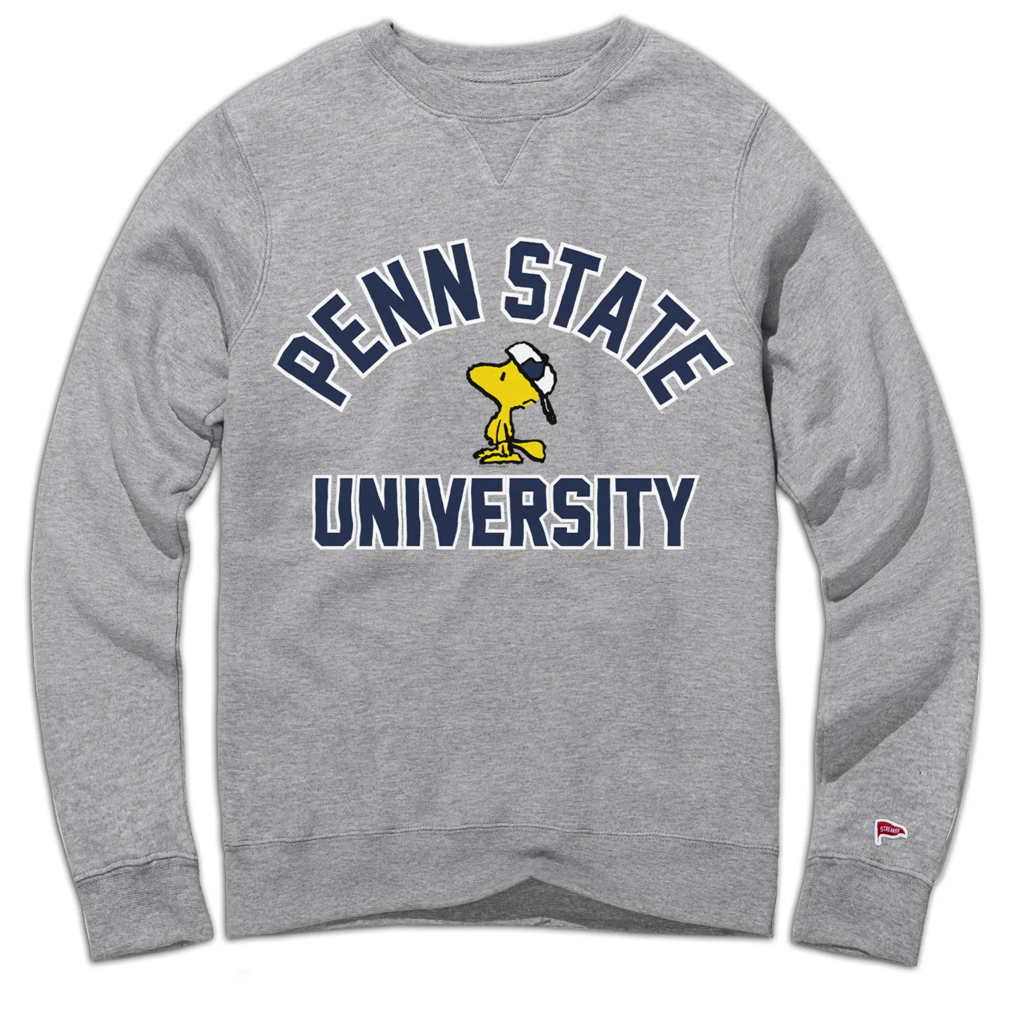 stage outfit Button front Peanuts x Penn State Woodstock Crewneck Sweatshirt