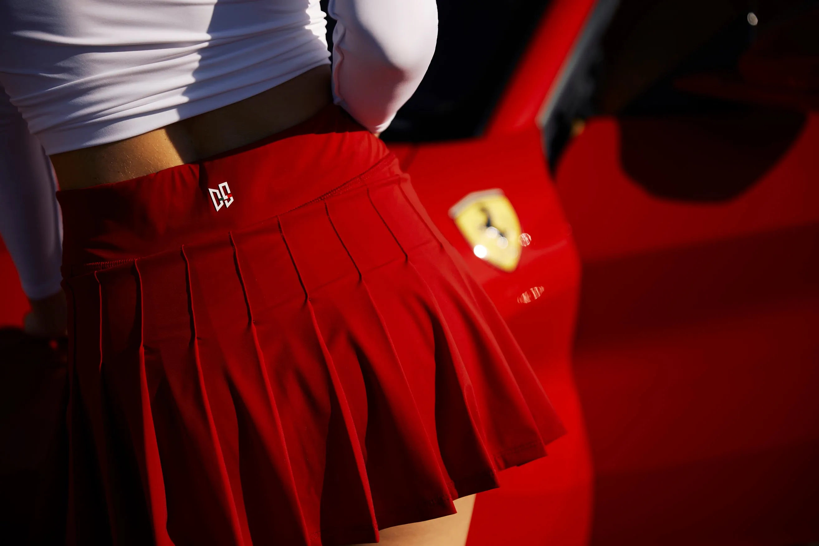 DonnaSport Sportiva Pleated Skirt - Rossa Flattering Design