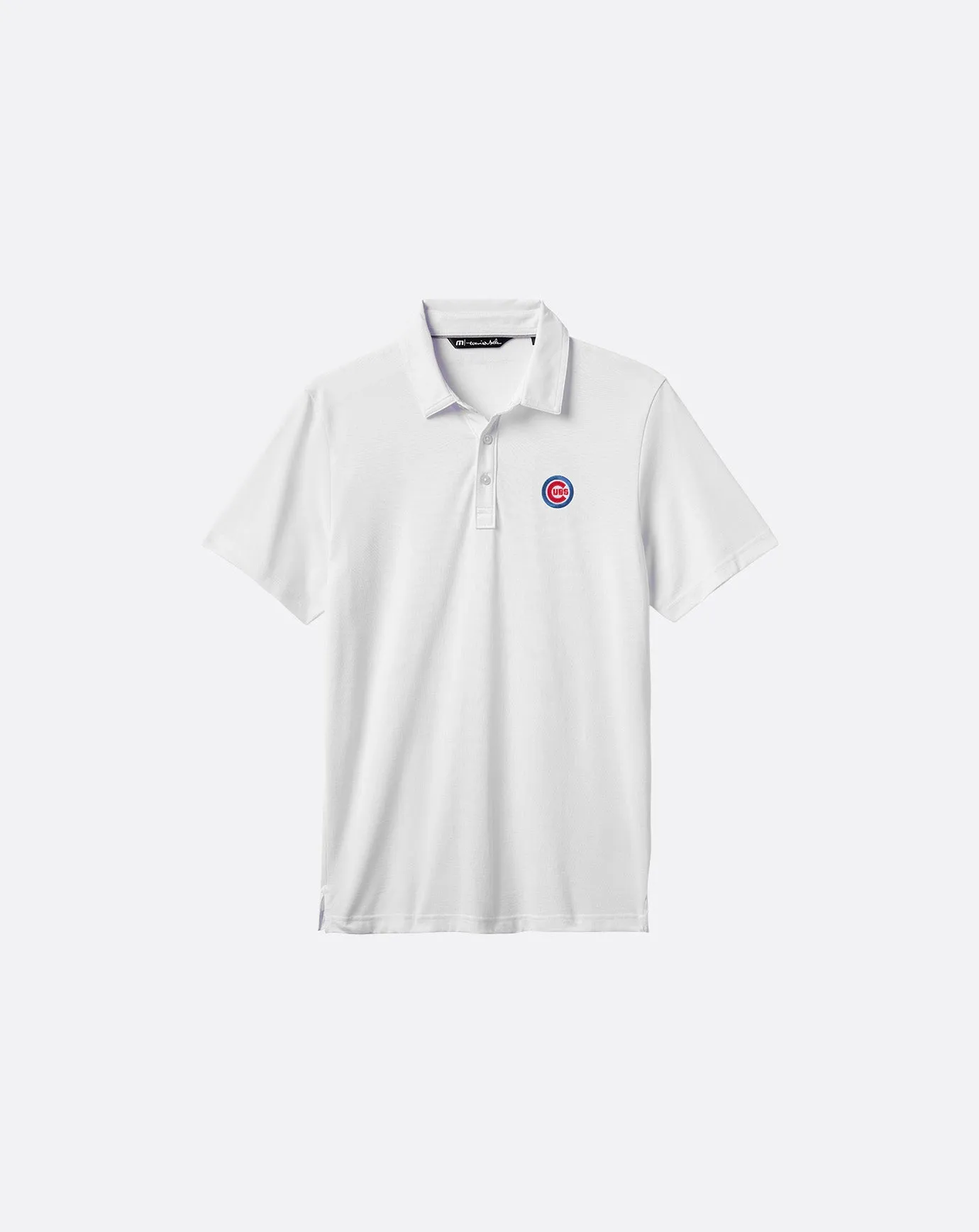 NonRestrictive Cut Contrast Trim Detail Chicago Cubs The Zinna Polo