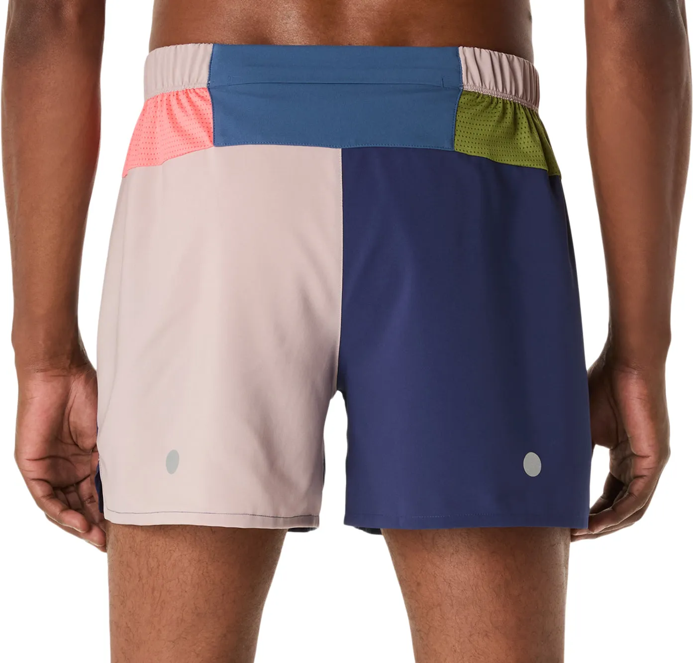 Asics Shikisai 5 Inch Mens Running Shorts - Blue ethical fashion Travel Ready