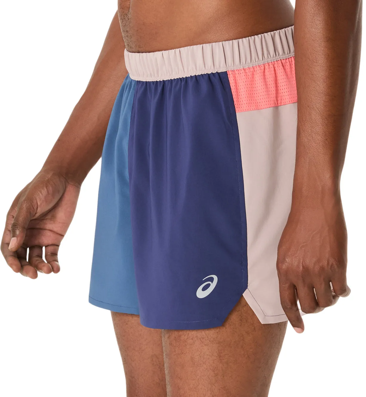 Asics Shikisai 5 Inch Mens Running Shorts - Blue Temperature Regulating Fibers
