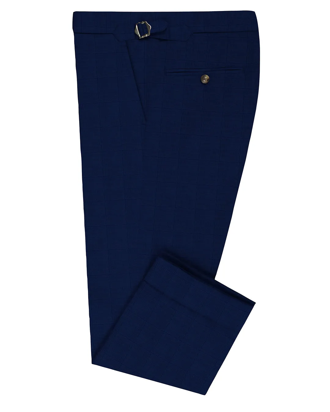 anti slip grip Drago: Super 160s Royal-Blue Prince of Wales Checks