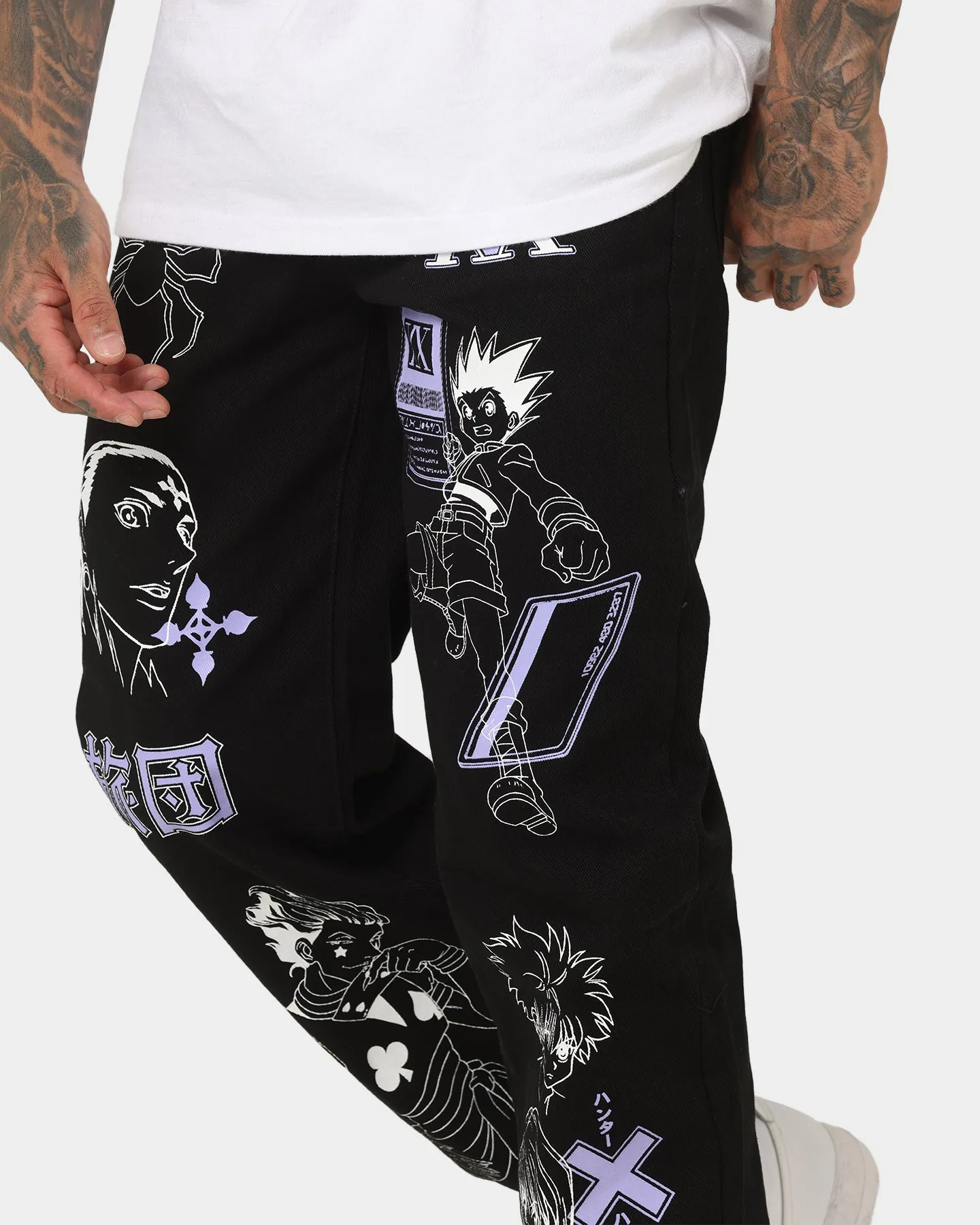 Goat Crew X Hunter X Hunter Jeans Vintage Black City Look Move With Ease