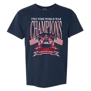 Essential Wardrobe Two Time World War Champions Tee