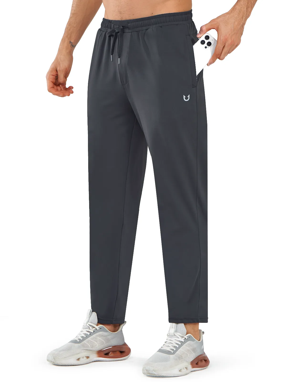 Ultra Soft Inner Layer Men's Athletic Work Pants Lightweight Track Joggers for Gym Running