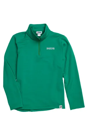 Mens Birds Cotton Fleece Quarter Zip Long Sleeve uniqueness
