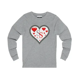Durable Collar Construction Valentine's wear Ladies Long Sleeve