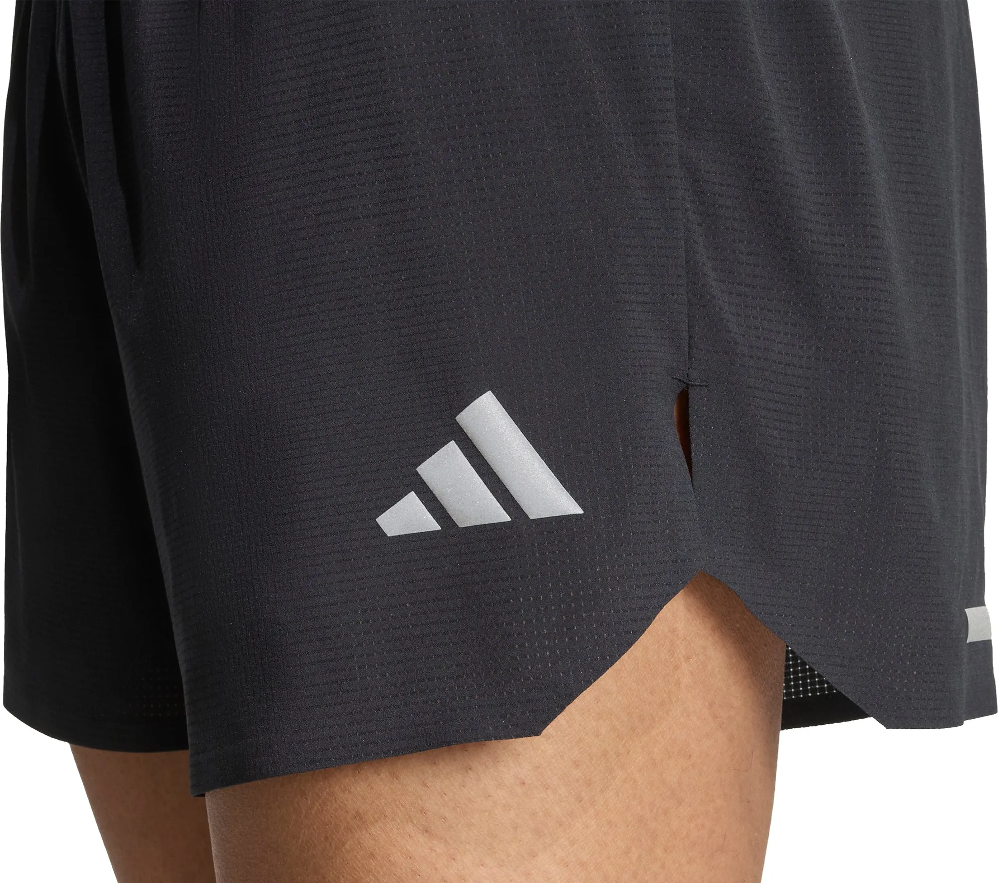 anti - static Cooling Mesh Lining adidas ADI365 ClimaCool  Mens Running Shorts - Black
