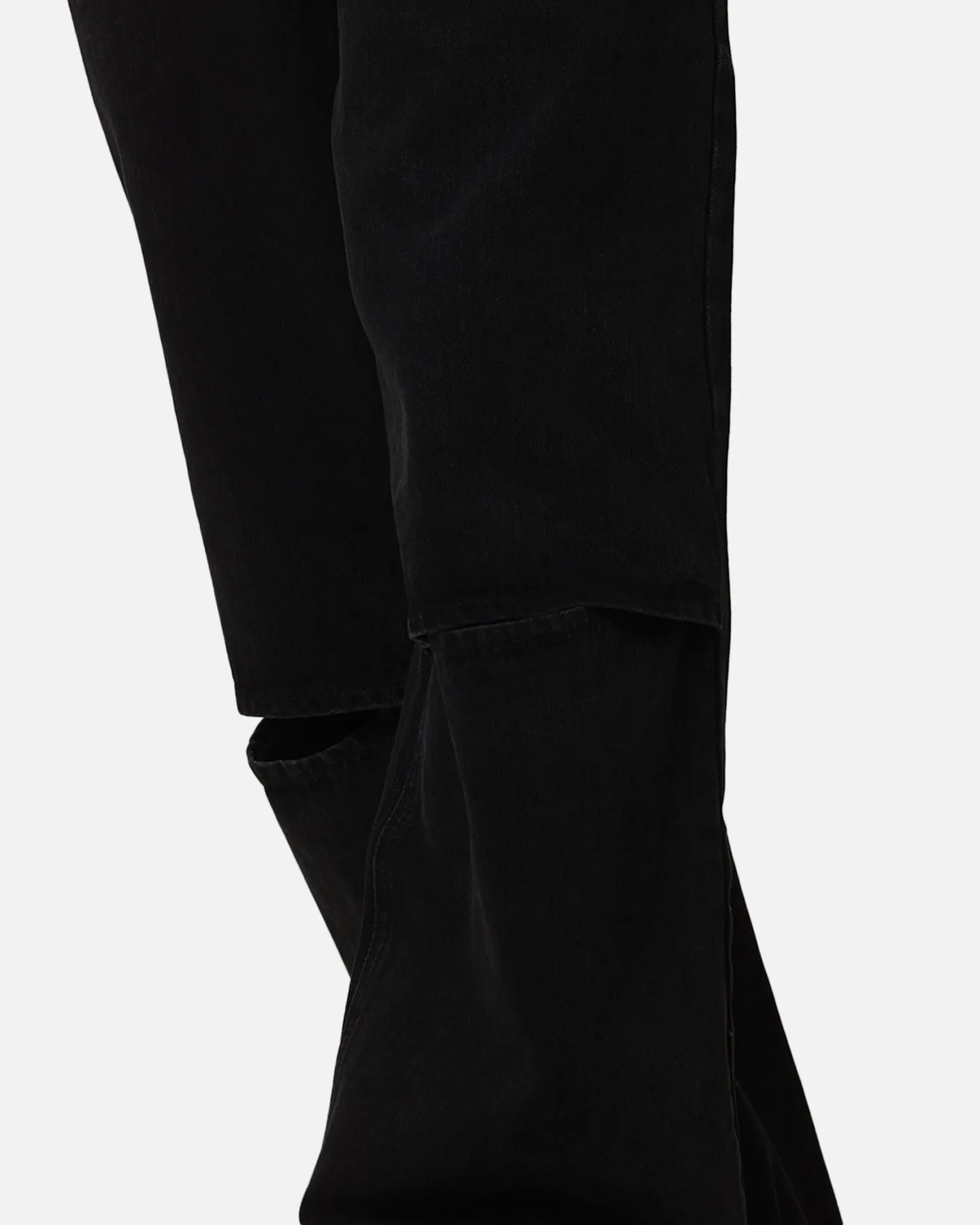 Street Style Saint Morta Covert Amplus Jeans Black Shadow