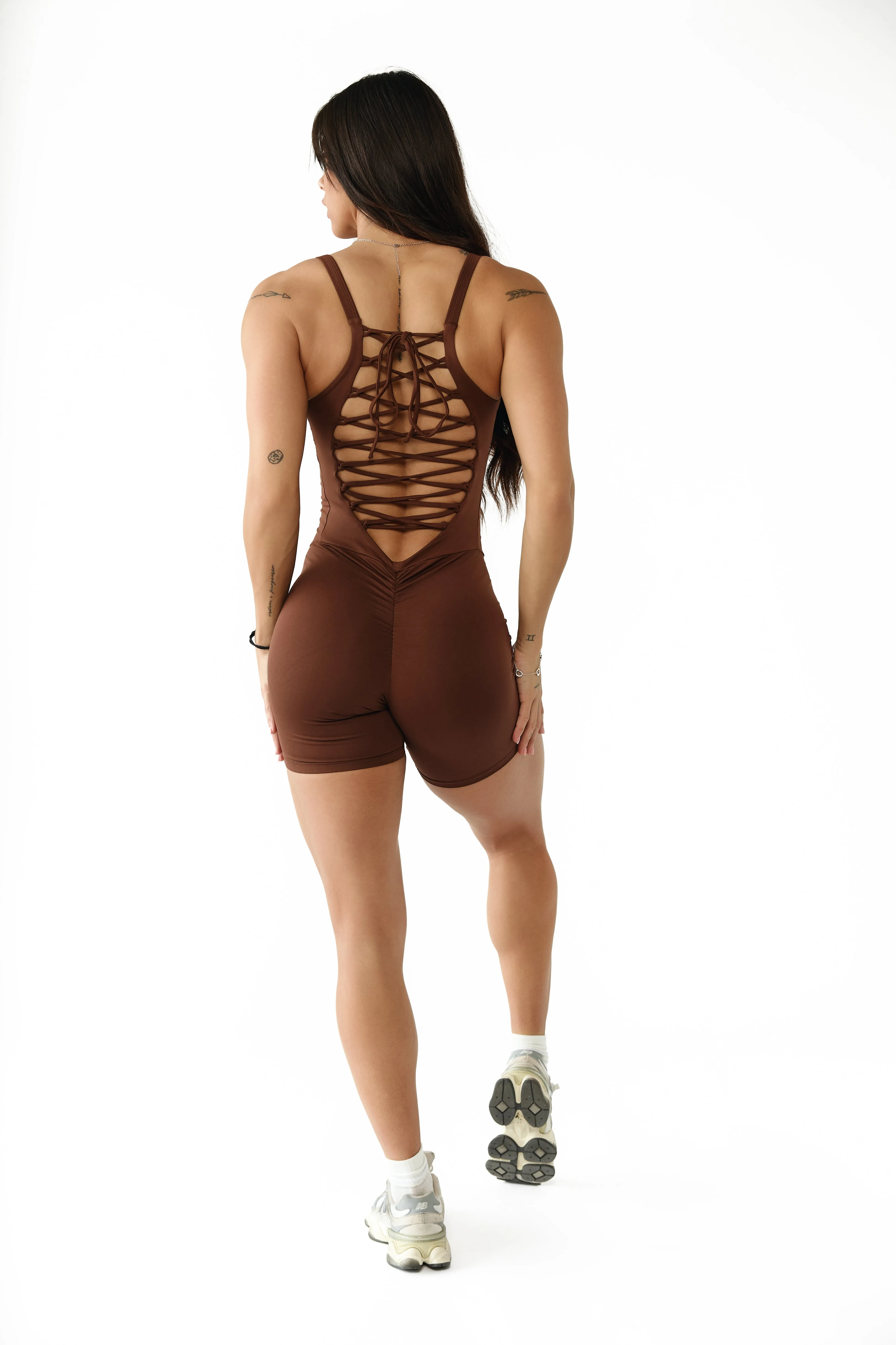 Music Premium Holiday Premium Mocha Web Spire Bodysuit