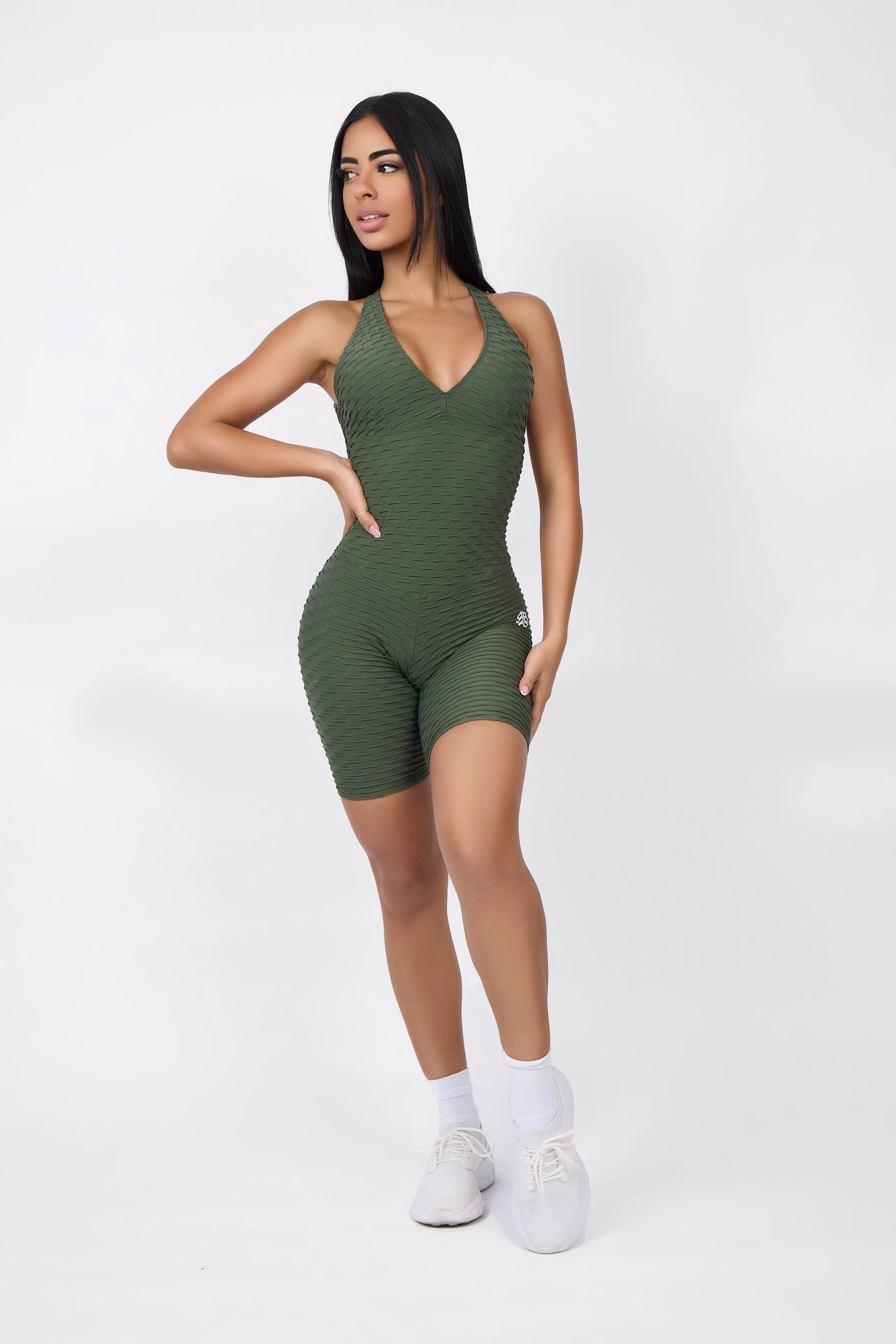 Event Shopping Olive Fit Short Bodysuit