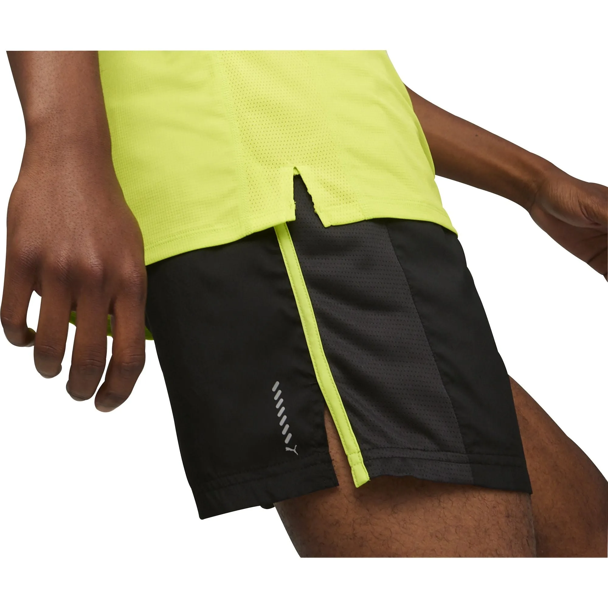 Puma Run Favourite Velocity 5 Inch Mens Running Shorts - Black hiking apparel Sustainable Manufacturing