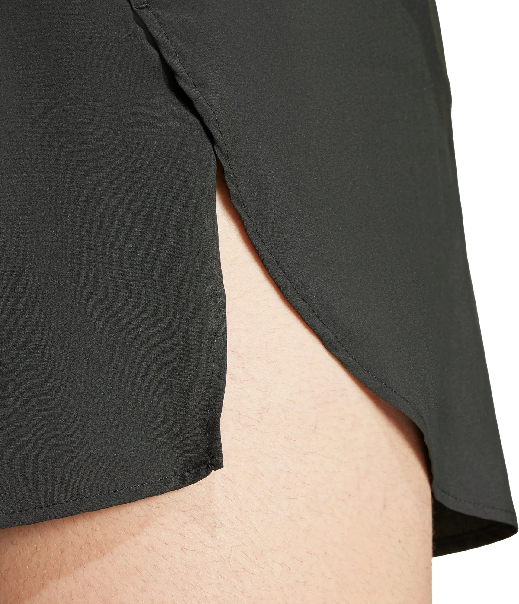 Water resistant coating Preppy Style adidas Adizero Essentials Mens Split Running Shorts - Black