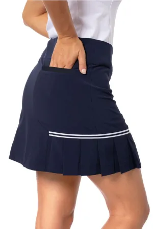 Machine-washable Modern and Feminine Blueberry Skort