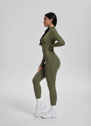 Closed-Back Catsuit Music Yoga