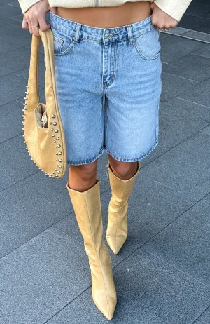 Picnic Club Fresh Indoor Vintage Pick Rosalina Knee High Boots Blonde
