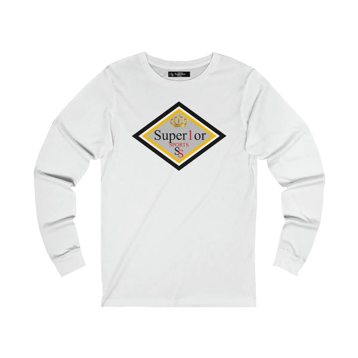 Men Long Sleeve Diamond SS Tee Trendy Wear