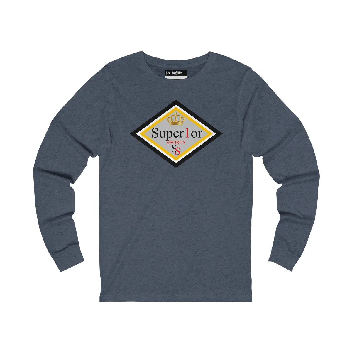 Standard Body Fit Versatile Piece Men Long Sleeve Diamond SS Tee