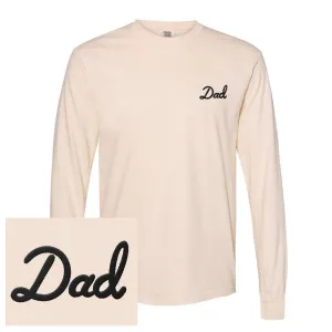 Holiday Wear Dad Embroidered Long Sleeve Tee