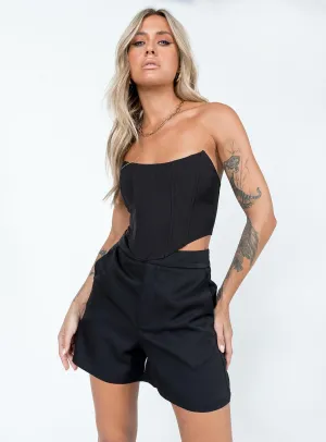 Serene Ease 4Way Stretch Jonna Shorts Black