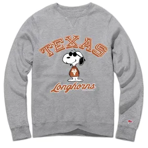 Sloth like snow holiday Peanuts x Texas Joe College Crewneck Sweatshirt