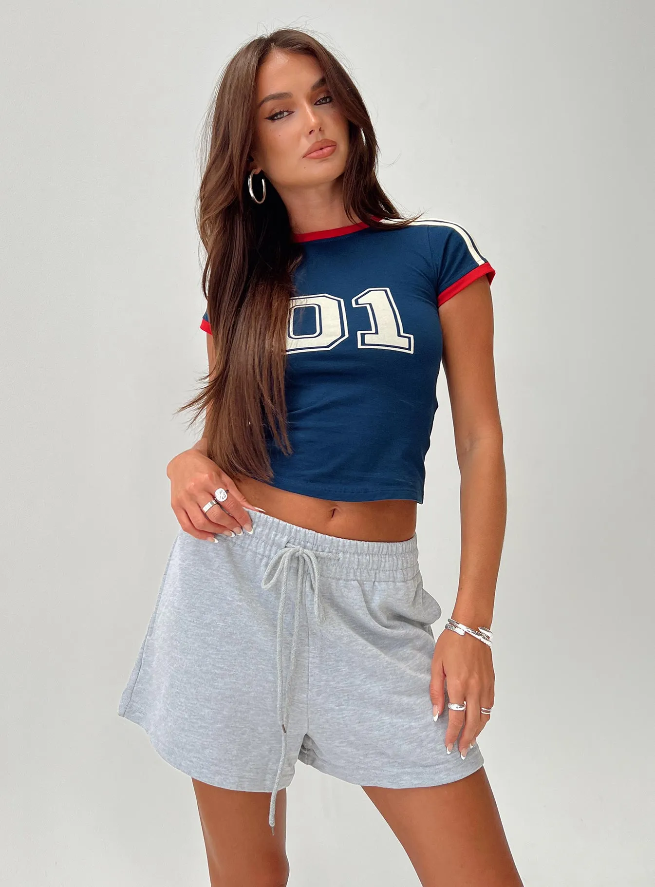 NonChafingEdges American Ease Eito Longline Sweat Shorts Grey