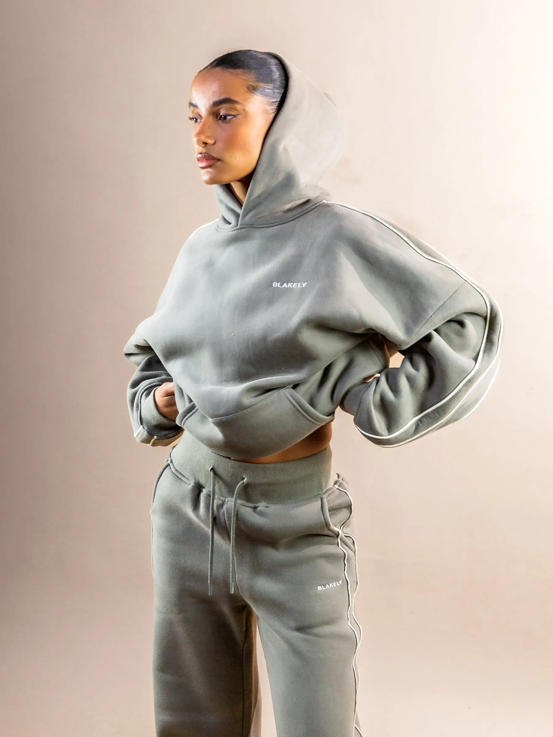 Durable Quality library outfit Apex Pro Oversized Hoodie - Safari Green