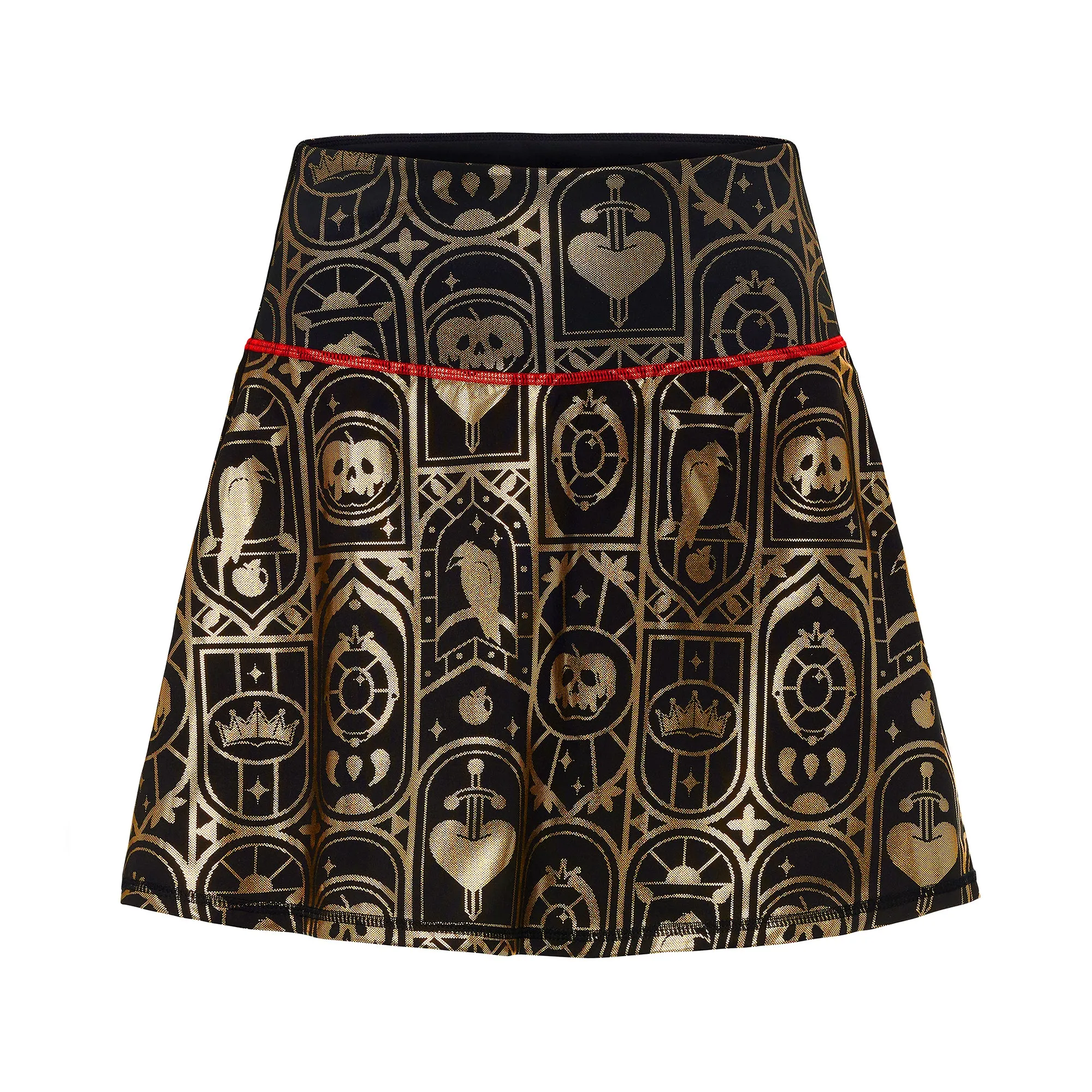Poisoned Heart Villain Athletic Skort Luxurious Texture Classic Flow