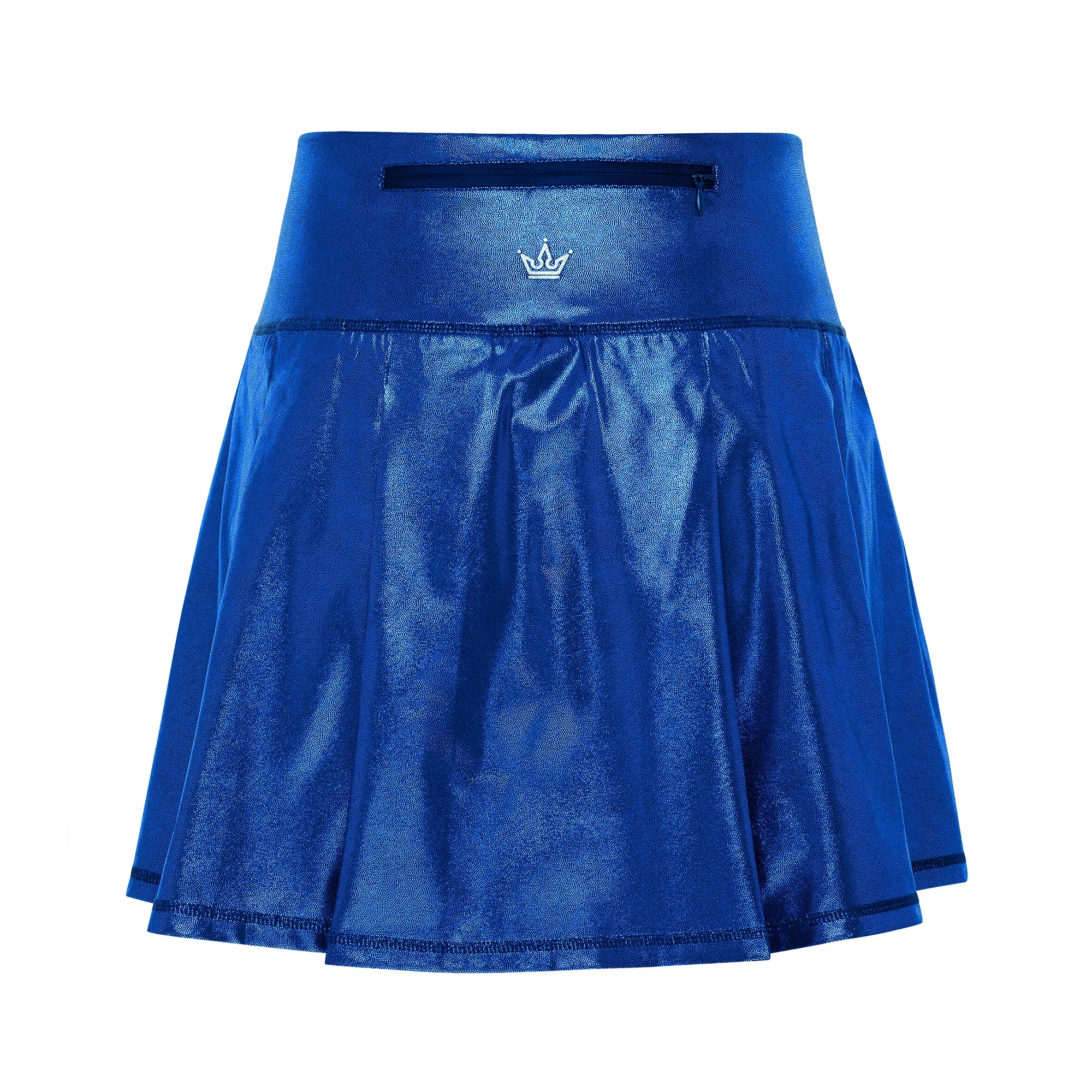 Trendy And Comfortable Balloon-Sleeve Sapphire Jewel Athletic Skort