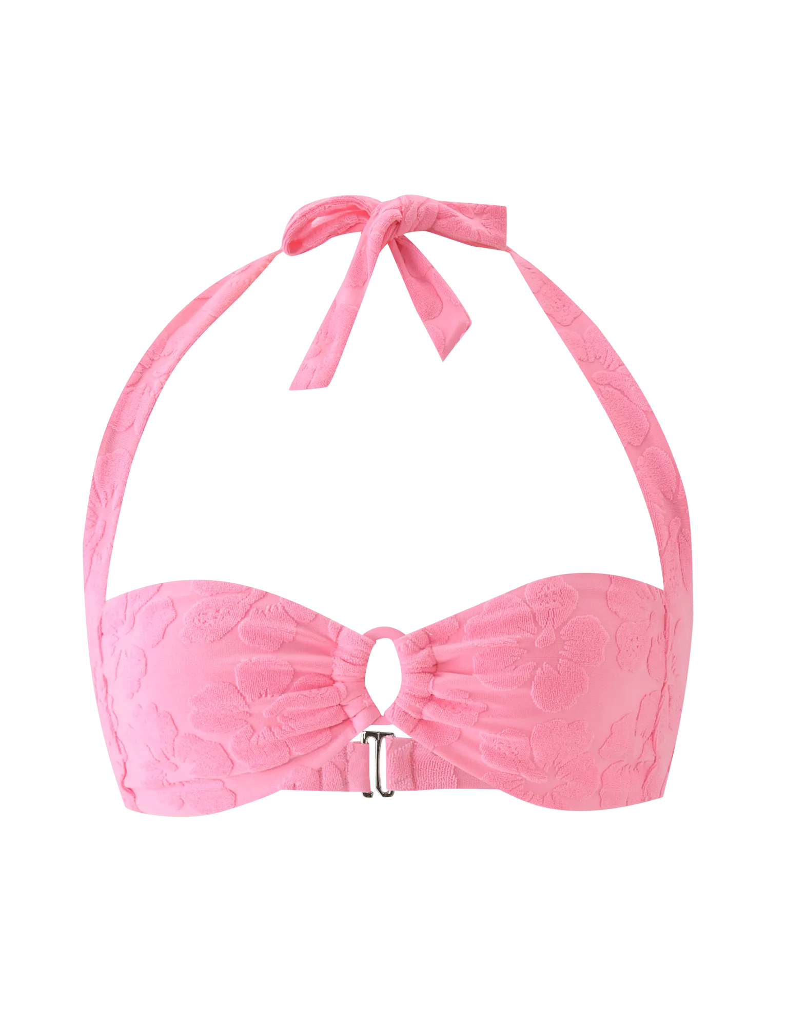 Seamless Fit Built In Lining FIORA BIKINI TOP - BABY PINK