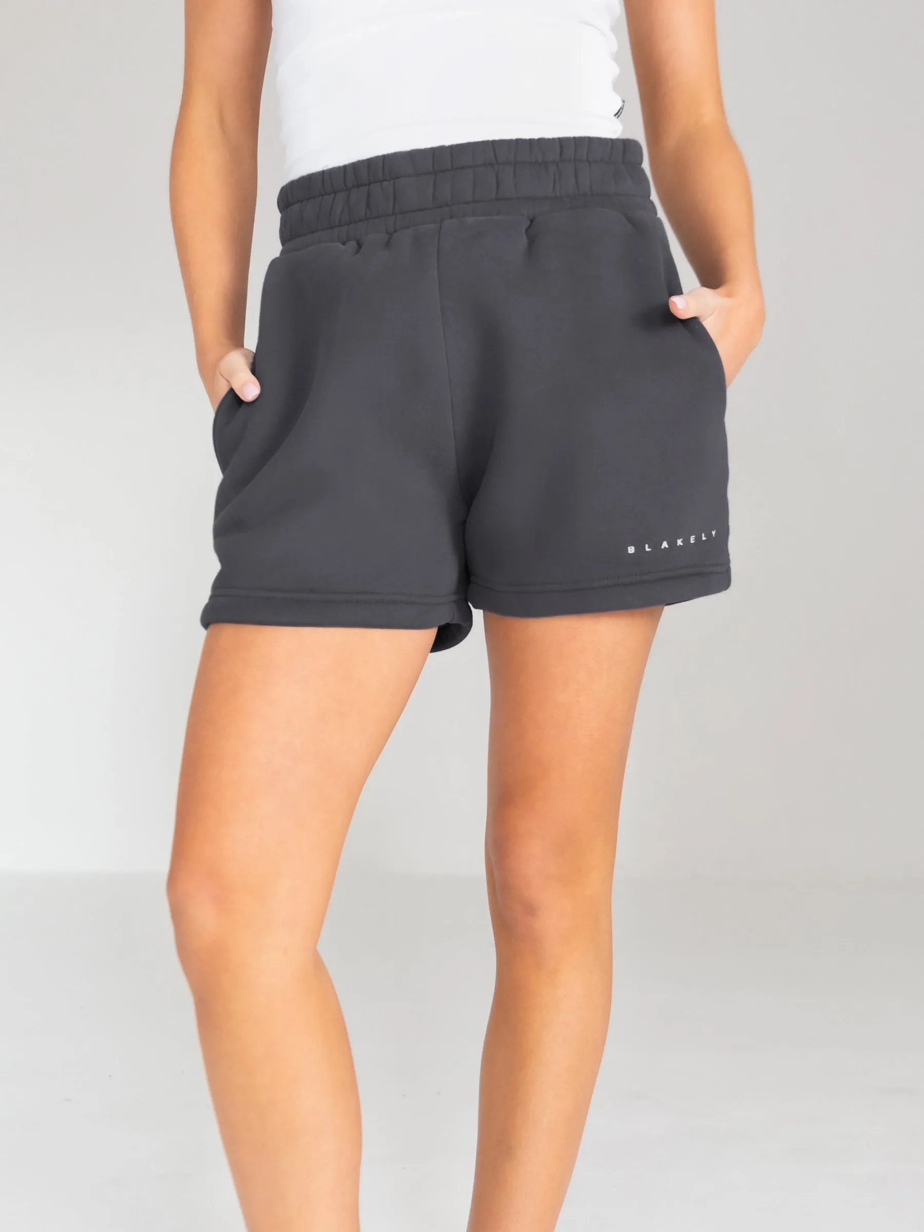 cargo style Isabel Jogger Shorts - Charcoal