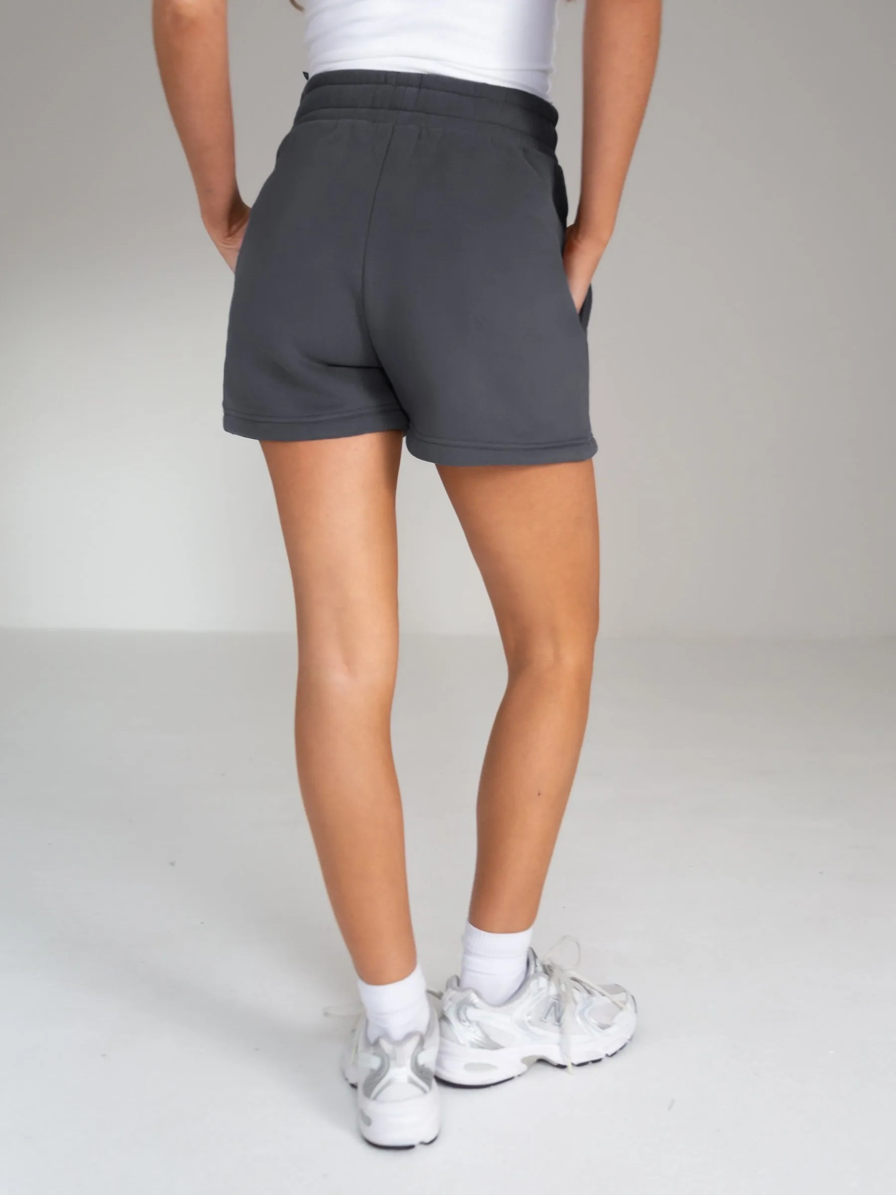 ElasticHem Isabel Jogger Shorts - Charcoal