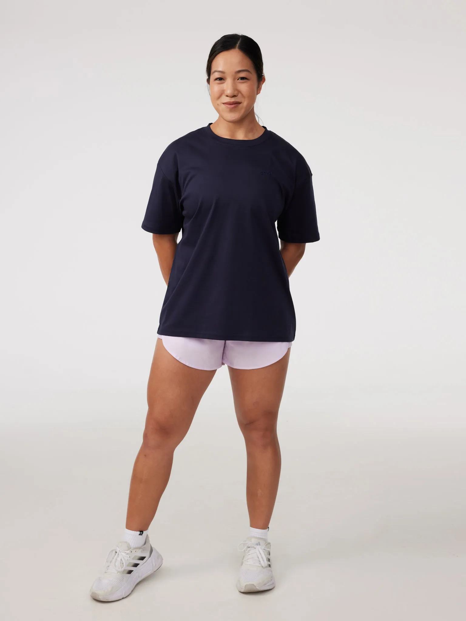Oversized Tee in Ocean Casual Comfort Urban Smart