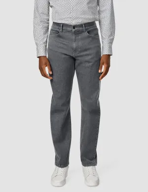 Office Wear Casual Classic Jeans Regular Dark Grey