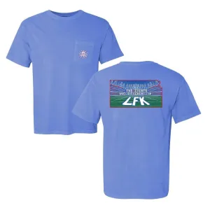 SoftenedNeckline The Lights are Different Pocket Tee