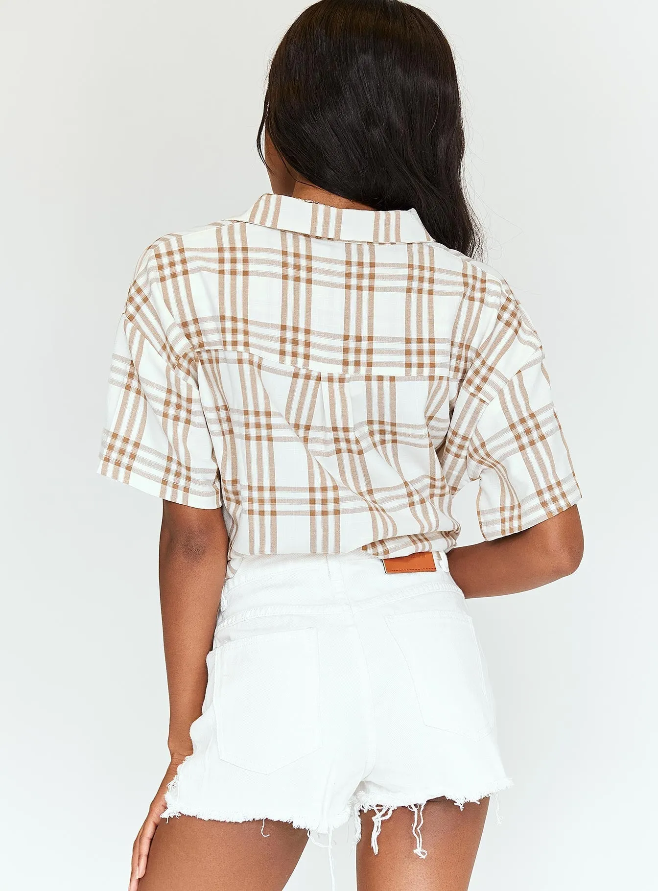 WaterRepellent Coating Elise Shorts White