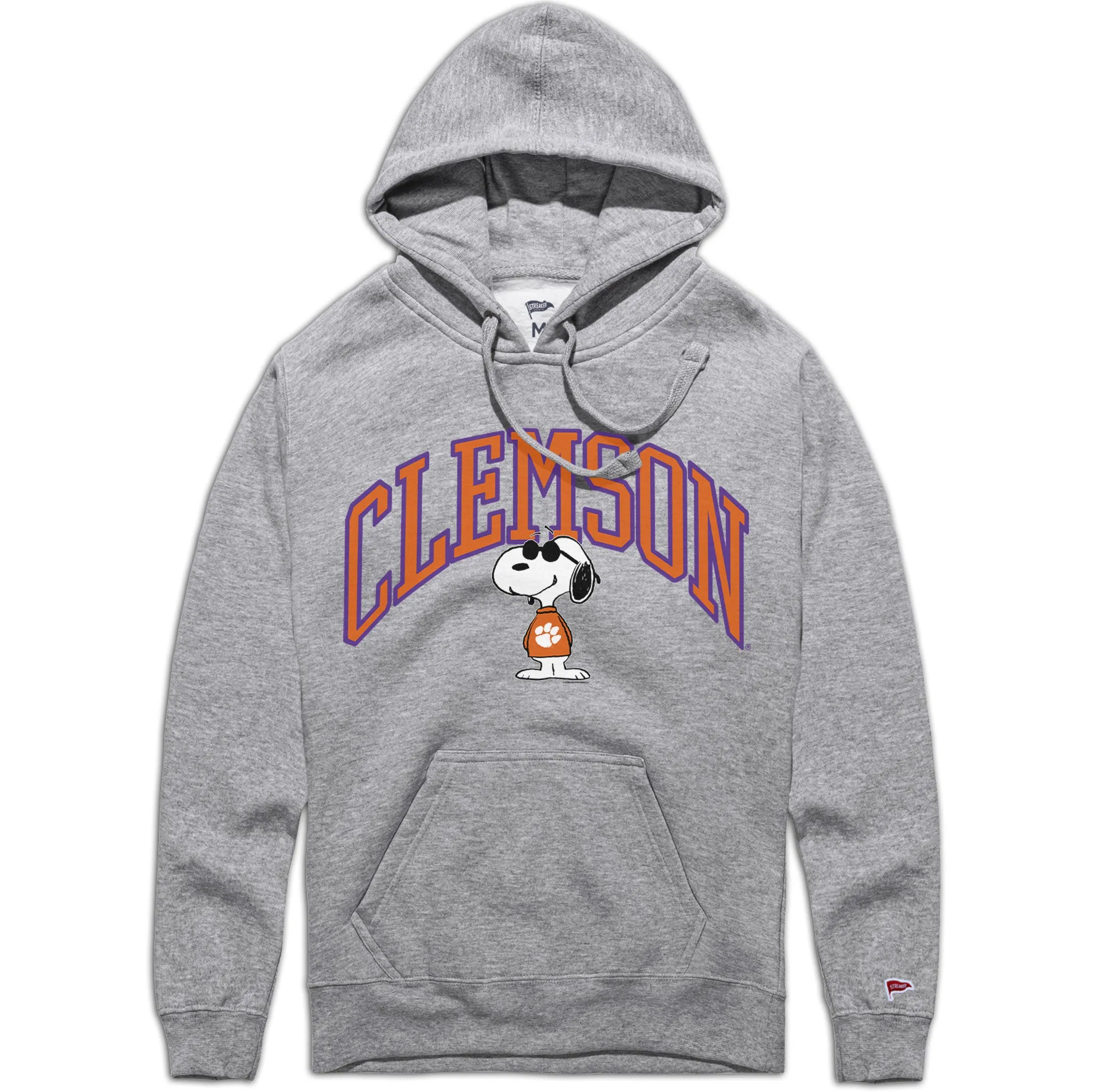 Fray Resistant Finish Hunting wear Peanuts x Clemson Joe College Hoodie
