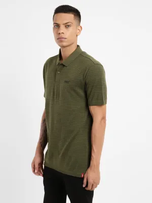Men's Self Design Polo T shirt Sporty Look